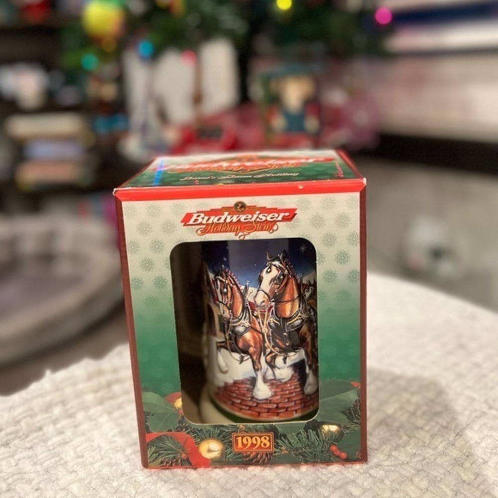 Budweiser Holiday Stein